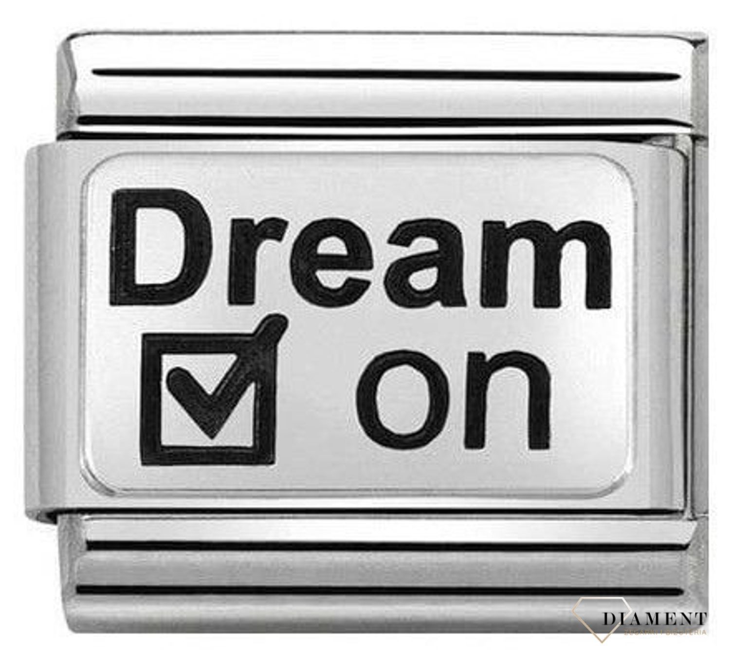 Nomination - Link 925 zawieszka srebro 'Śnij dalej' 330109 26 biżuteria nomination nomination zawieszki nomination baza.jpg